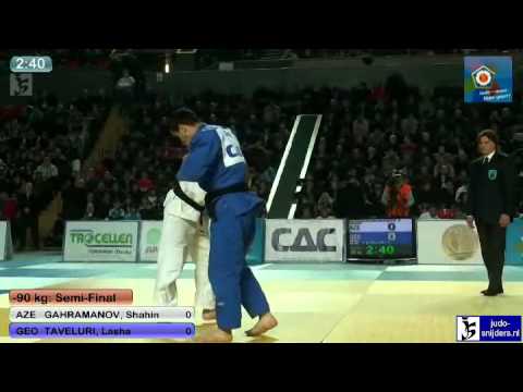 Shahin Gahramanov (AZE) - Lasha Taveluri (GEO) [-90kg] semi-final
