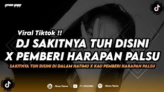Download lagu DJ SAKITNYA TUH DISINI X PEMBERI HARAPAN PALSU || SOUND YANG VIRAL DI TIKTOK TERBARU 2024 mp3