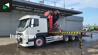 Грузовик платформа Volvo FM 540 8X4 NL-truck HMF 6020 K Crane 8 extension Lift+steering a | Изображение 4 - Autoline