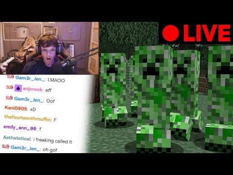 I Donated 100 Creepers to This Streamer to RUIN Their Minecraft World...