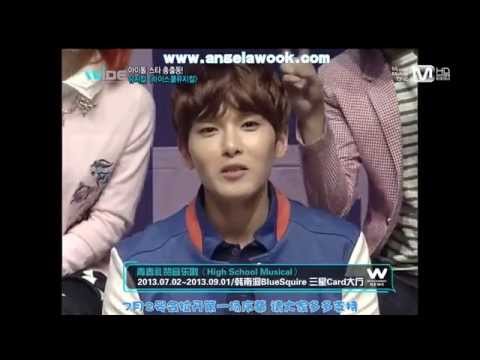 130523 Super Junior Ryeowook Wide Entertainment News High School Musical -Chinese sub.