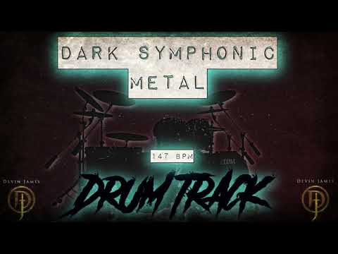 Dark Symphonic Metal Style Drum Track - 147 BPM (FREE WAV & MIDI DOWNLOAD)