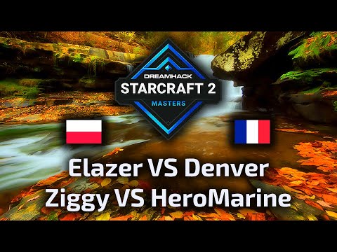Elazer VS Denver i Ziggy VS HeroMarine - DreamHack Masters Fall 2021 Group Stage - polski cast