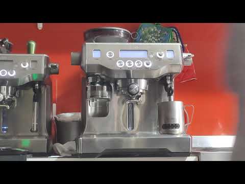 Breville Oracle BES980 demo for Chris, 13/07/2021