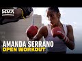 Amanda Serrano Open Workout Highlights | Paul vs. Woodley | MMA Fighting