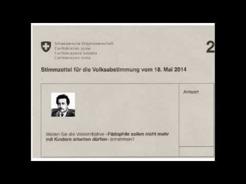 Der achte Bundesrat: Volksinitiative, "Pädophile sollen nicht mehr mit Kindern arbeiten dürfen?
