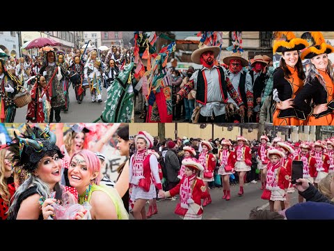 Rosenmontagszug in Düsseldorf | Karneval in Deutschland