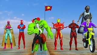 Game 5 Superheroes : Team Spider Man attacks the Avengers to rescue Spider Gwen Iron Man Venom Hulk