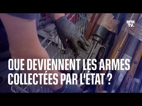Que deviennent les armes non déclarées collectées par l'État ?