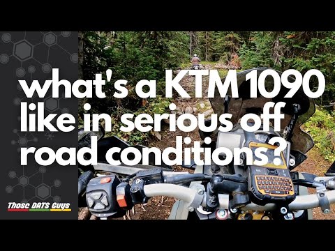 The KTM 1090 is Very Capable Offroad
