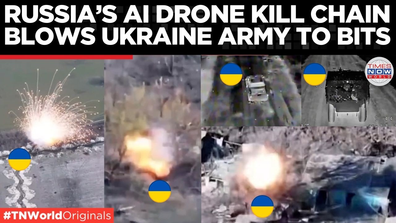 ON CAM: Russian Drones Attacks Cripple Ukraine Battlefield Coordination