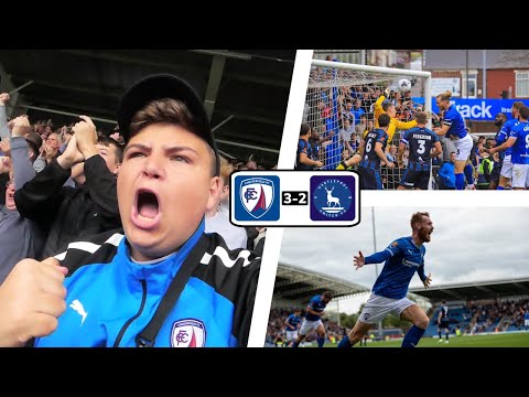 THE MOMENT THE SPIRERITES CAME FROM 2-0 TO WIN 3-2 AGAINST HARTLEPOOL! Chesterfield 3-2 Hartlepool!