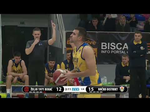A1 LIGA KS BIH: KK "ŽELJO 1971" BIHAĆ - KK "BRČKO DISTRIKT" (92:73) RTV USK, 14.12.2024.