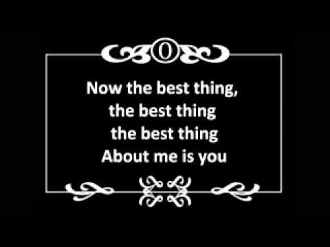 YouTube   The Best Thing About Me Is You   Ricky Martin feat  Joss Stone Lyrics