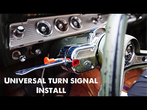 How to install universal turn signal