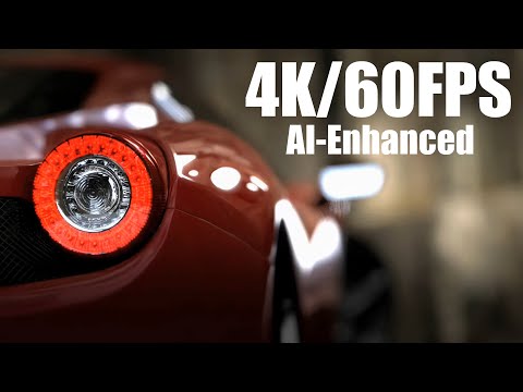 [4K/60FPS] Ferrari 458 Italia Tribute By The Makers Of Gran Turismo 5 [AI-Enhanced]