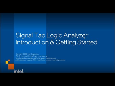 Signal Tap Logic Analyzer: Introduction & Getting Started