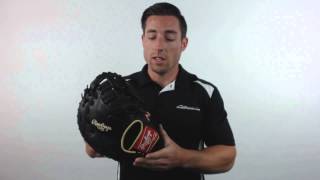 Video thumbnail: Rawlings GG Gamer Youth Pro Taper Series: GFMPTBC First Base Mitt