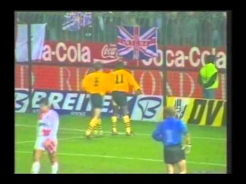 1993 November 3 Standard Liege Belgium 0 Arsenal England 7 Cup Winners Cup