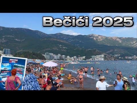 Bečići 2025 - Plaža danas, Hotel Beograd i niske cene, nostalgija i nova GRADNJA, TORINE #becici