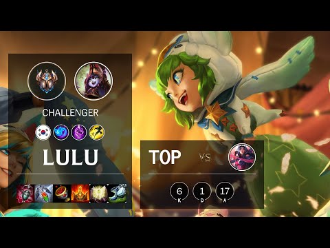 Lulu Top vs Irelia - KR Challenger Patch 10.16