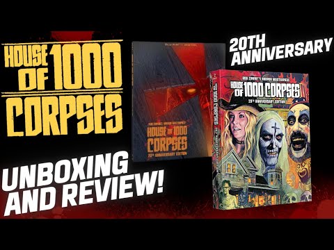 House of 1000 Corpses 20th Anniversary | Boxset and Steelbook Unboxing and Review