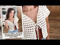 Solea Shell Stitch Cardigan Tutorial | How to Crochet a Seamless Cardigan