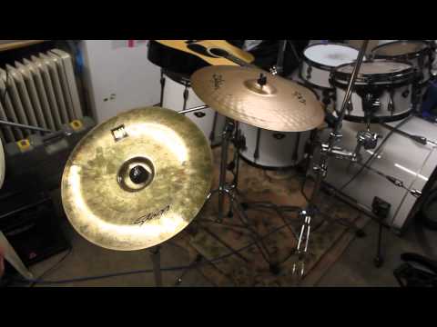 Stagg DH 14" China Cymbal Double Hammered Sound Test / Review