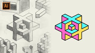3D Isometric Illustration in Adobe Illustrator 2022