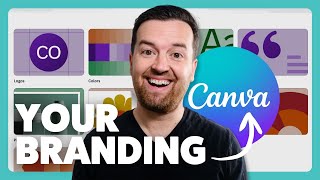 How to Set Up a Brand Kit in Canva (Logos, Colors & Fonts)