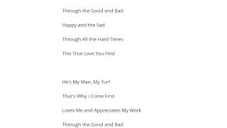 Tweet   My Man Şarkı Sözü