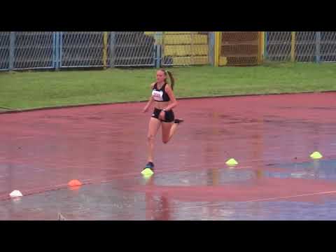 1500m [Ž], zadnji krug, Tina Šmid - Ekipno prvenstvo Hrvatske za juniore i juniorke 2017