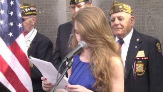 Kayla Starr - Veteran's Day Speech 2014