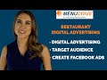 Digital advertising| Target audience | Create Facebook Ads | Menudrive