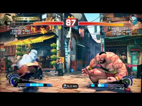 SSF4 AE:2012 AquaSilk (Zangief) vs MAX BIGGAVEL1 (Vega)