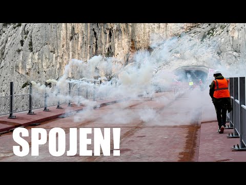 SVEČANO SPAJANJE MOSTA IZNAD OMIŠA - CETINA BRIDGE CONNECTING CEREMONY