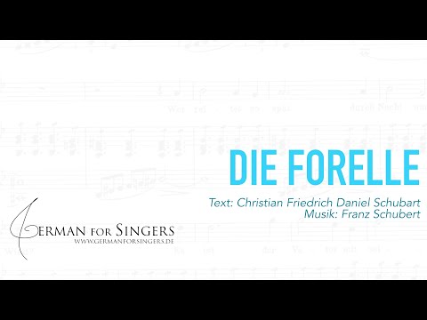 Die Forelle (FULL AUDIO & IPA) (Schubert / Schubart) | DICTION & IPA | GERMAN FOR SINGERS