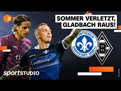 SV Darmstadt 98 – Gladbach Highlights | DFB-Pokal, 2. Runde 2022/23 | sportstudio