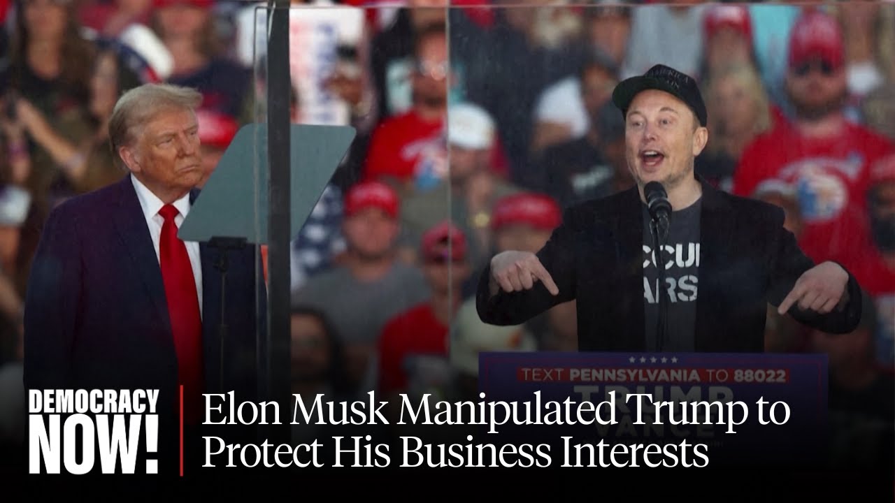 Elon Musk’s Opposition to Gov’t Spending Bill a “Smokescreen” for His Business Interests