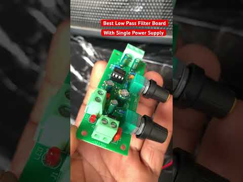 Best Low Pass Filter | Single power Supply low pass filter board #subwoofer #bass
