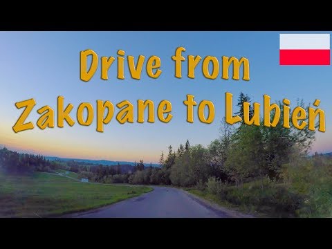 Driving from Morskie Oko to Lubień (Poland)