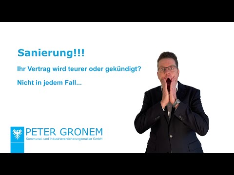 Sanierung eines Versicherungsvertrages und 6 Möglichkeiten dies zu verhindern! (Funktioniert immer)