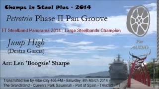 Champs in Steel + (^=^) Phase II Pan Groove - Jump High (Arr Len 'Boogsie' Sharpe)