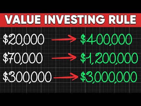 為什麼所有的百萬富翁都遵循價值投資法則 (Why All Millionaires Follow The Value Investing Rule)