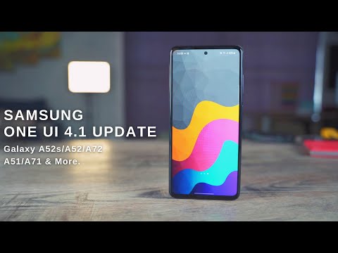 Samsung One UI 4.1 Review for Galaxy A52s/A52/A72