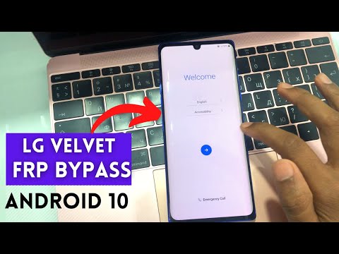 LG Velvet (LM-G900N) FRP/Google Account BYPASS [Android 10] 2021