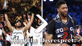 Stop DISRESPECTING Tim Duncan, Anthony Davis Is Not There Yet