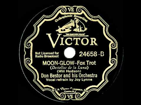 1934 Don Bestor - Moonglow (Joy Lynne, vocal)