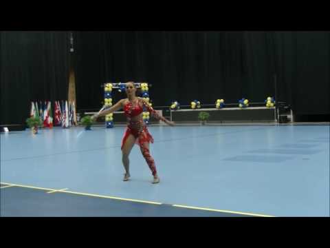 Championnat du monde 2016 Twirling - Préliminaires - Freestyle Senior - Sabrina PEAN