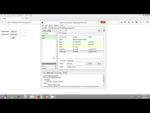 Selenium Tutorial 6 Selenium Ide Verifytext Vs Asserttext Commands